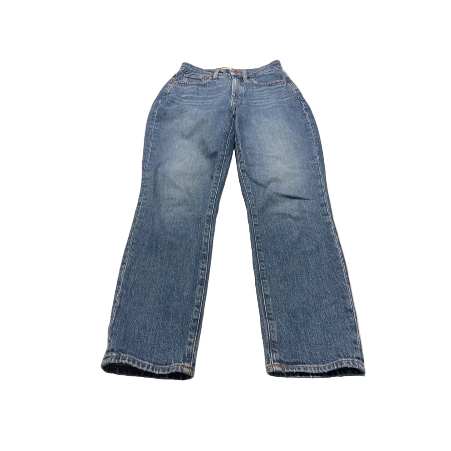 Jeans Straight By Madewell In Blue Denim, Size: 6