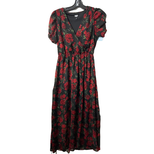 Dress Casual Maxi By Disney Store In Floral Print, Size: M