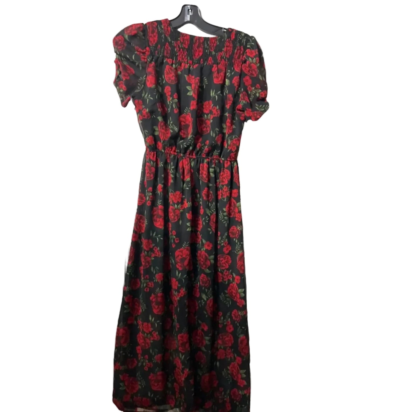 Dress Casual Maxi By Disney Store In Floral Print, Size: M