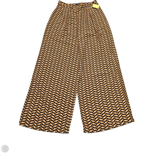 Pants Wide Leg By Who What Wear In Black & Brown, Size: S