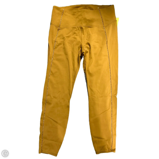 Athletic Leggings By Joy Lab In Tan, Size: L
