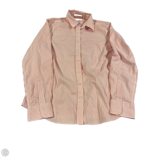 Top Long Sleeve By Lands End In Striped Pattern, Size: S