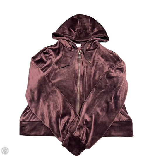 Lounge Set Pants By Magaschoni In Maroon, Size: M