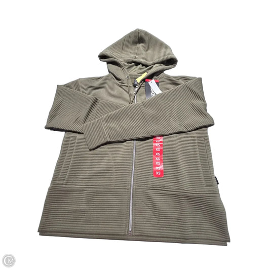 Athletic Sweatshirt Hoodie By Dkny In Green, Size: Xs