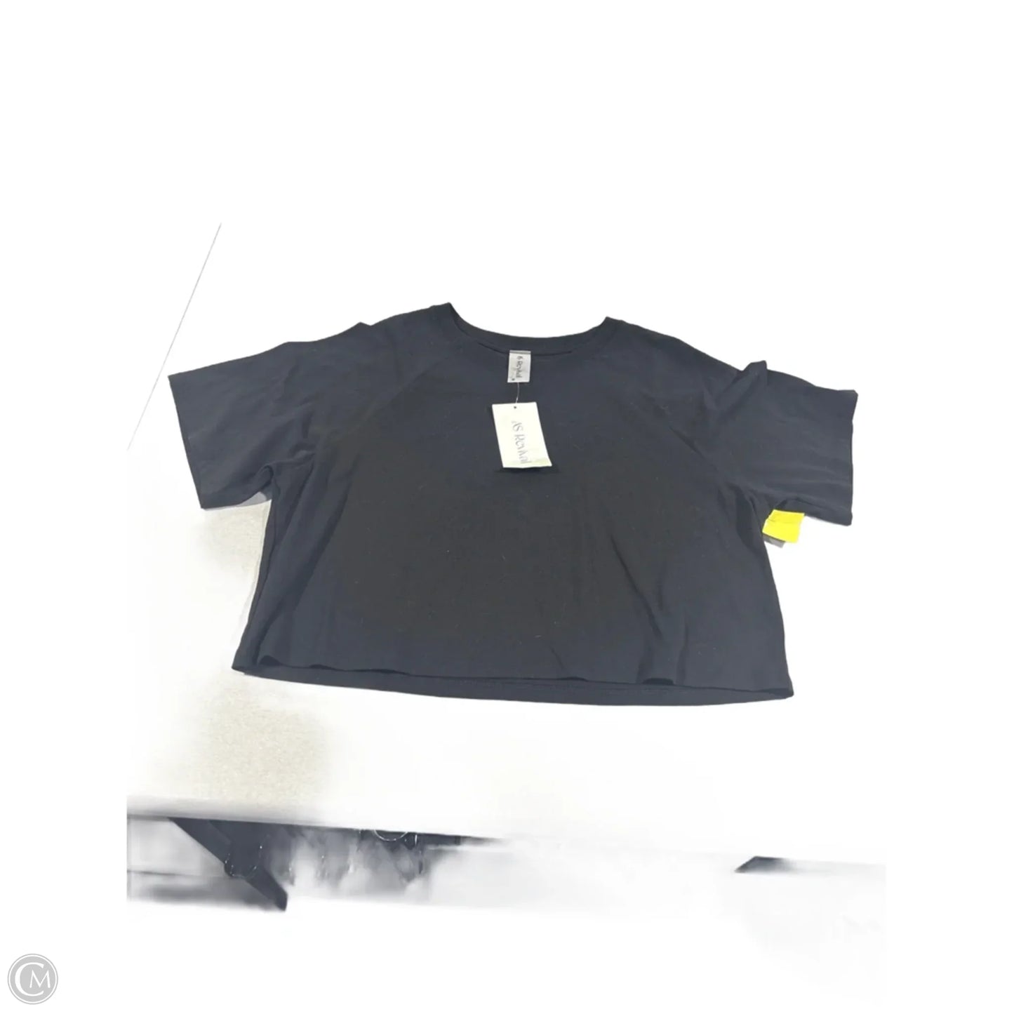 Top Short Sleeve By As Revival In Black, Size: M