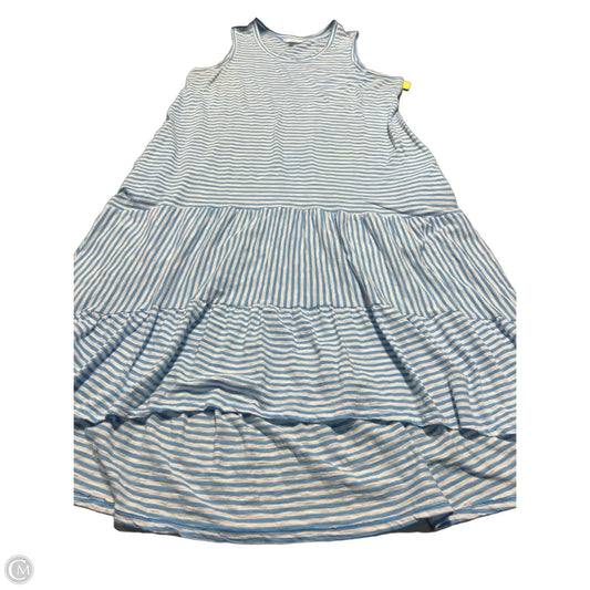 Dress Casual Maxi By Time And Tru In Striped Pattern, Size: Xl