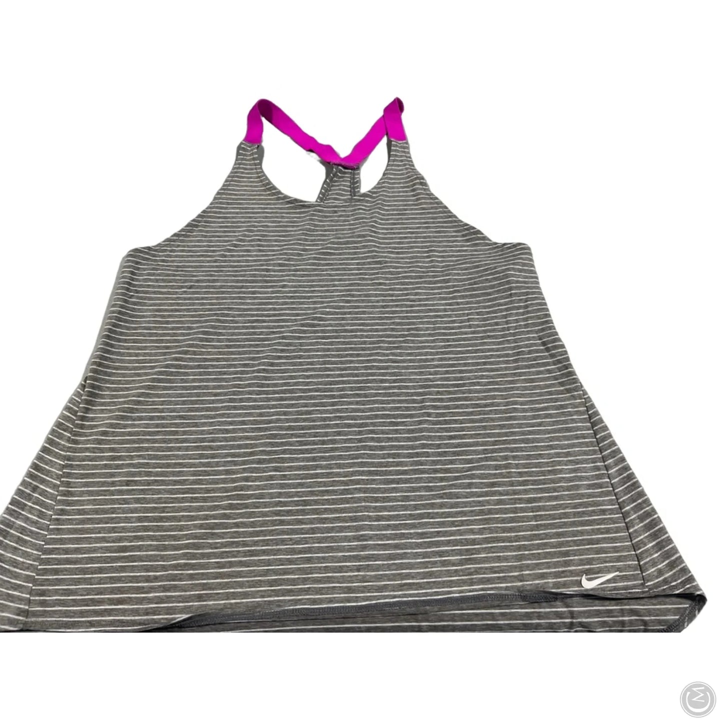 Athletic Tank Top By Nike In Grey, Size: Xl