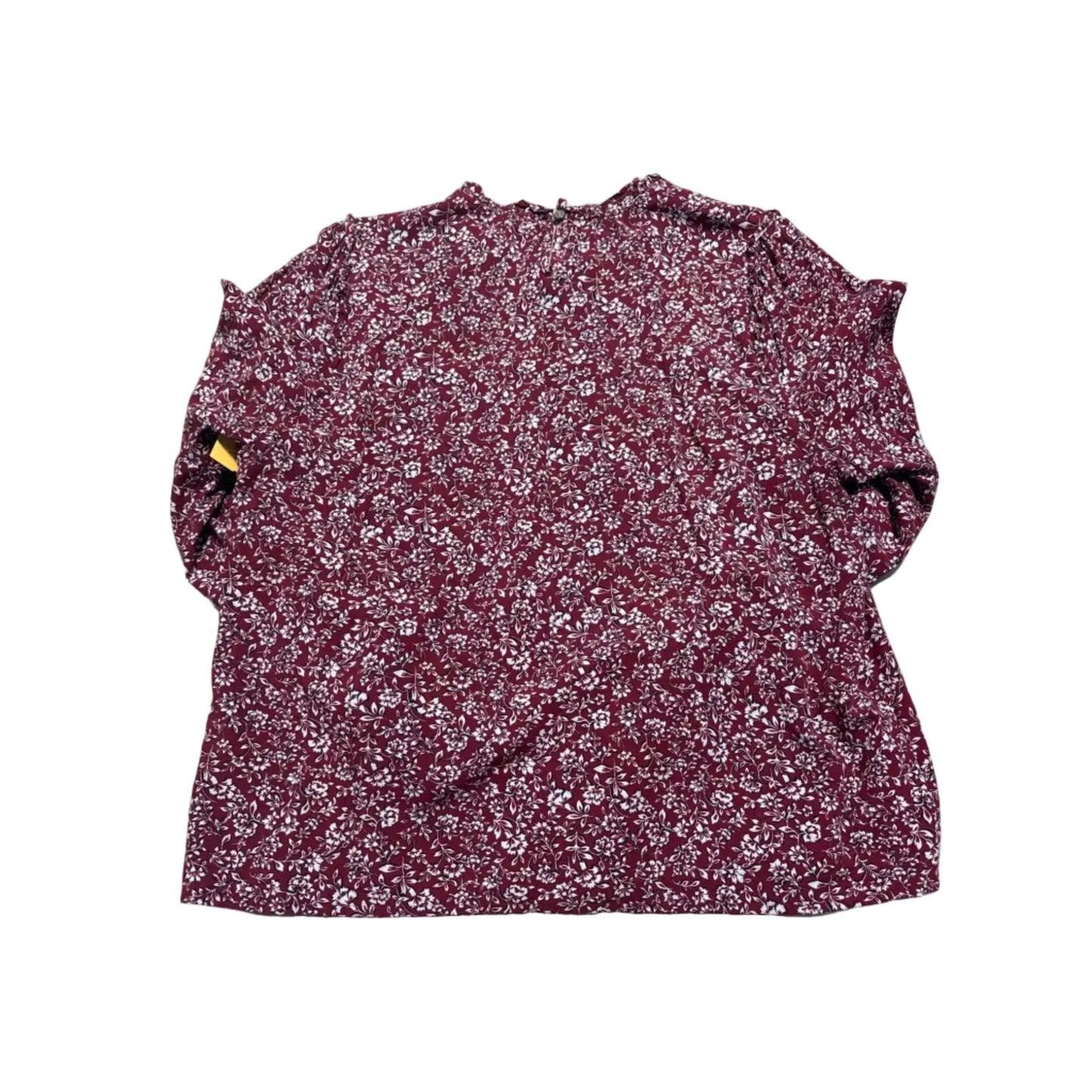 Top Long Sleeve By J. Crew In Floral Print, Size: L