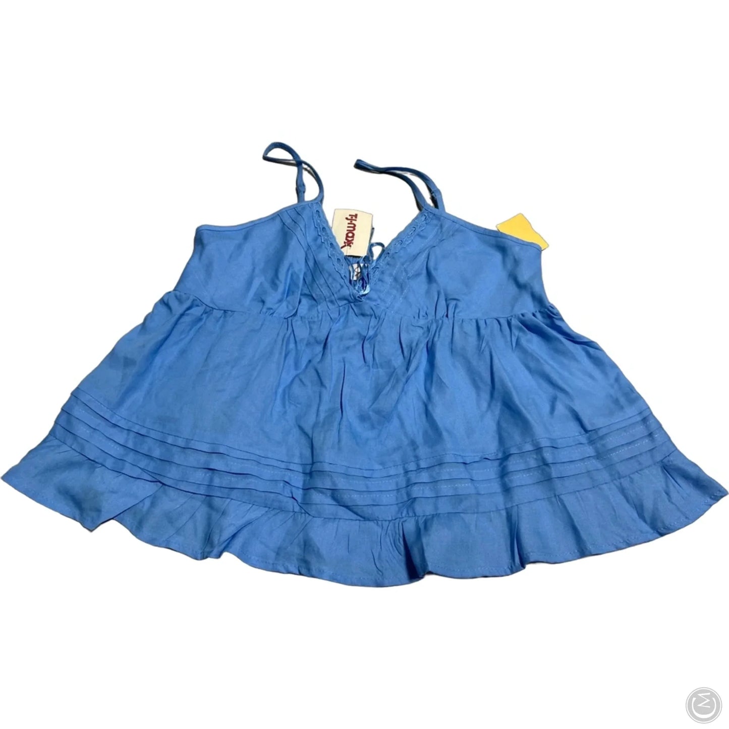 Tank Top By Japna In Blue, Size: L
