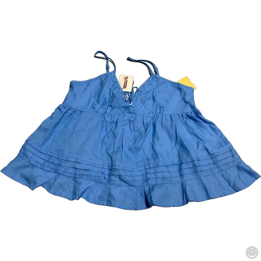 Tank Top By Japna In Blue, Size: L