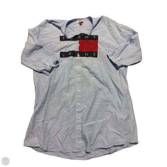 Dress Casual Midi By Tommy Hilfiger In Blue, Size: M