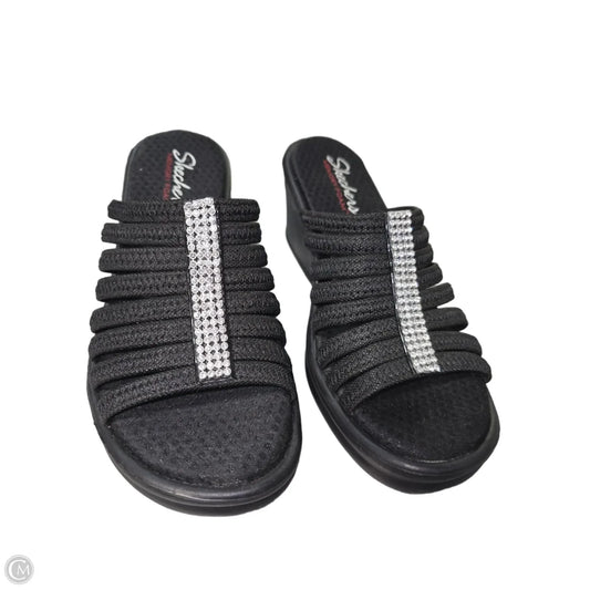 Shoes Heels Platform By Skechers In Black, Size: 8