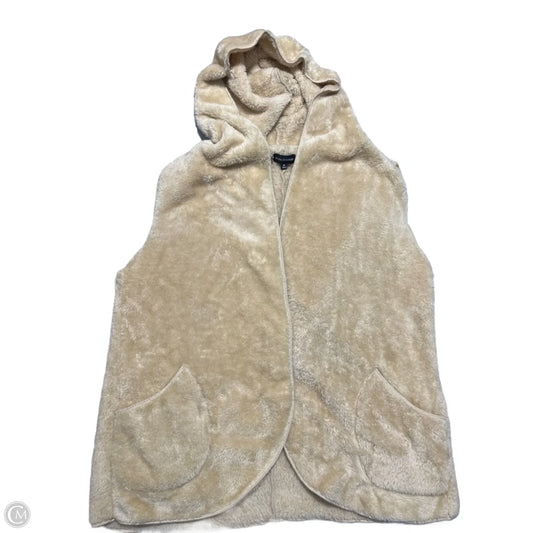 Vest Faux Fur & Sherpa By Zenana Outfitters In Cream, Size: 3x