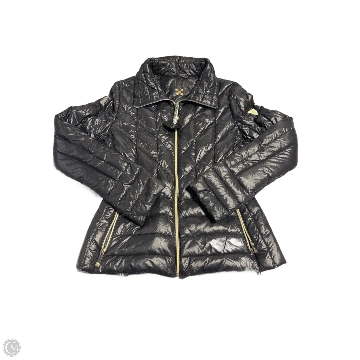 Jacket Puffer & Quilted By Vince Camuto In Black, Size: M
