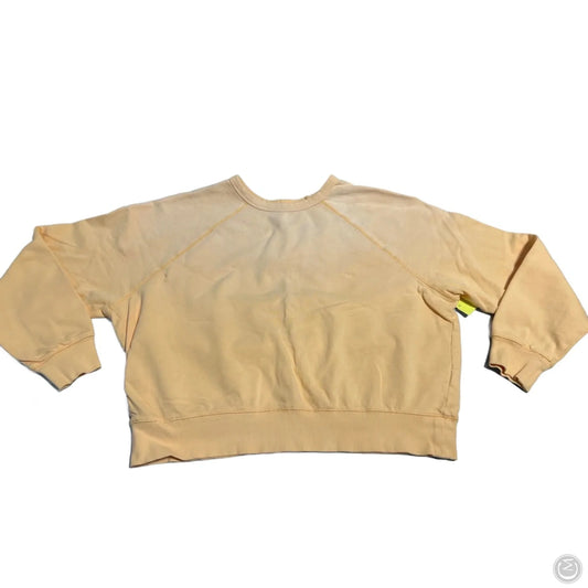 Sweatshirt Crewneck By Z Supply In Peach, Size: L