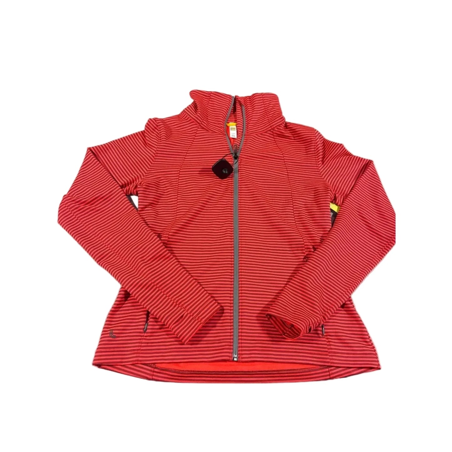 Athletic Jacket By Lole In Striped Pattern, Size: Xl