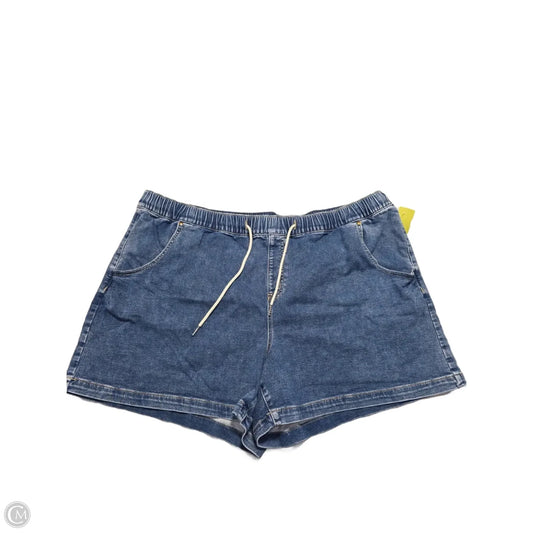 Shorts By Lane Bryant In Blue Denim, Size: 3x