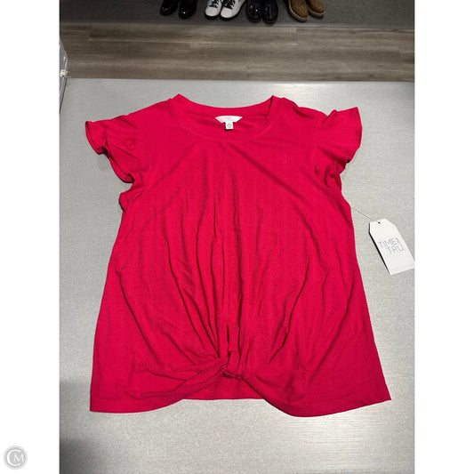 Tank Top By Time And Tru In Pink, Size: M
