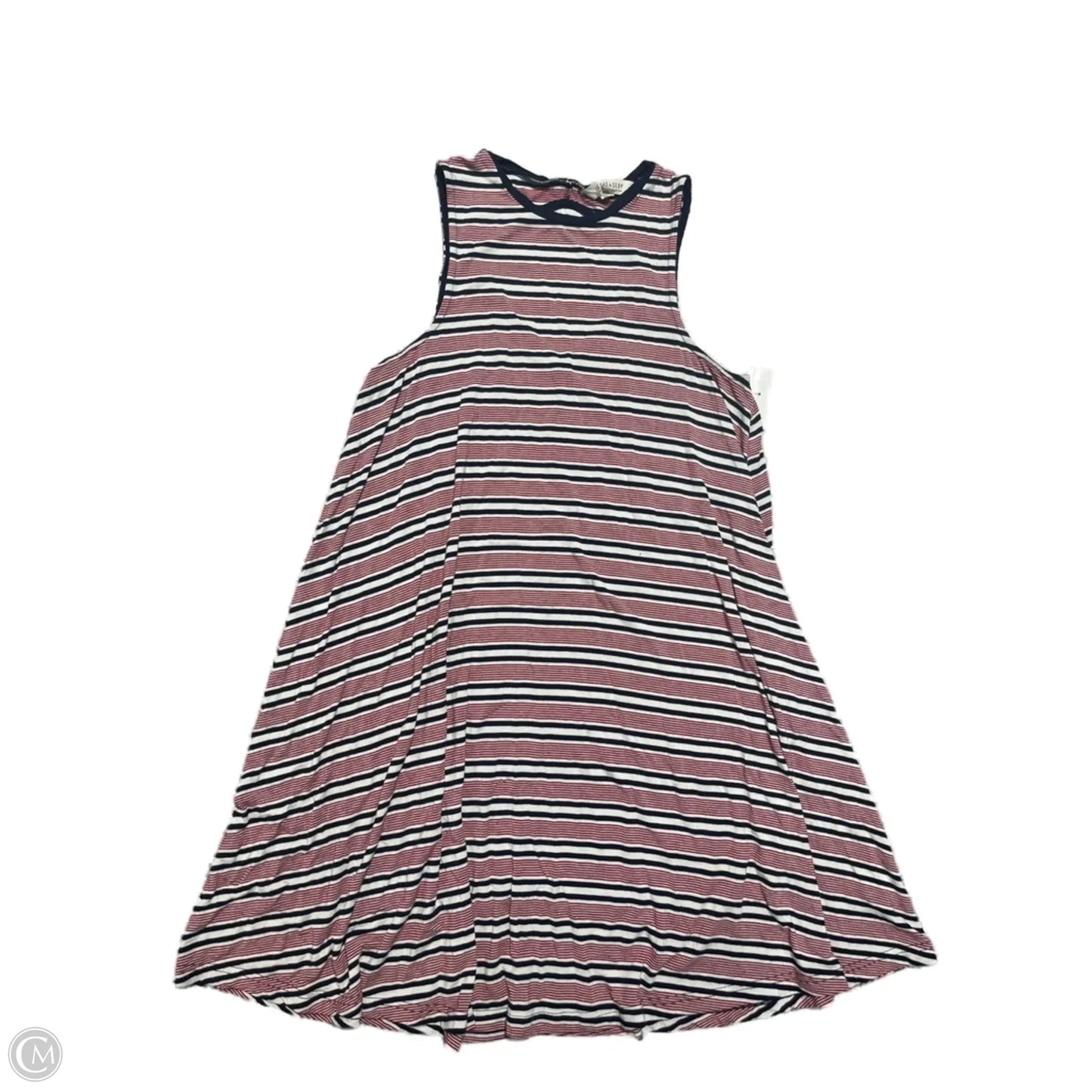Dress Casual Midi By Cmc In Striped Pattern, Size: Xs