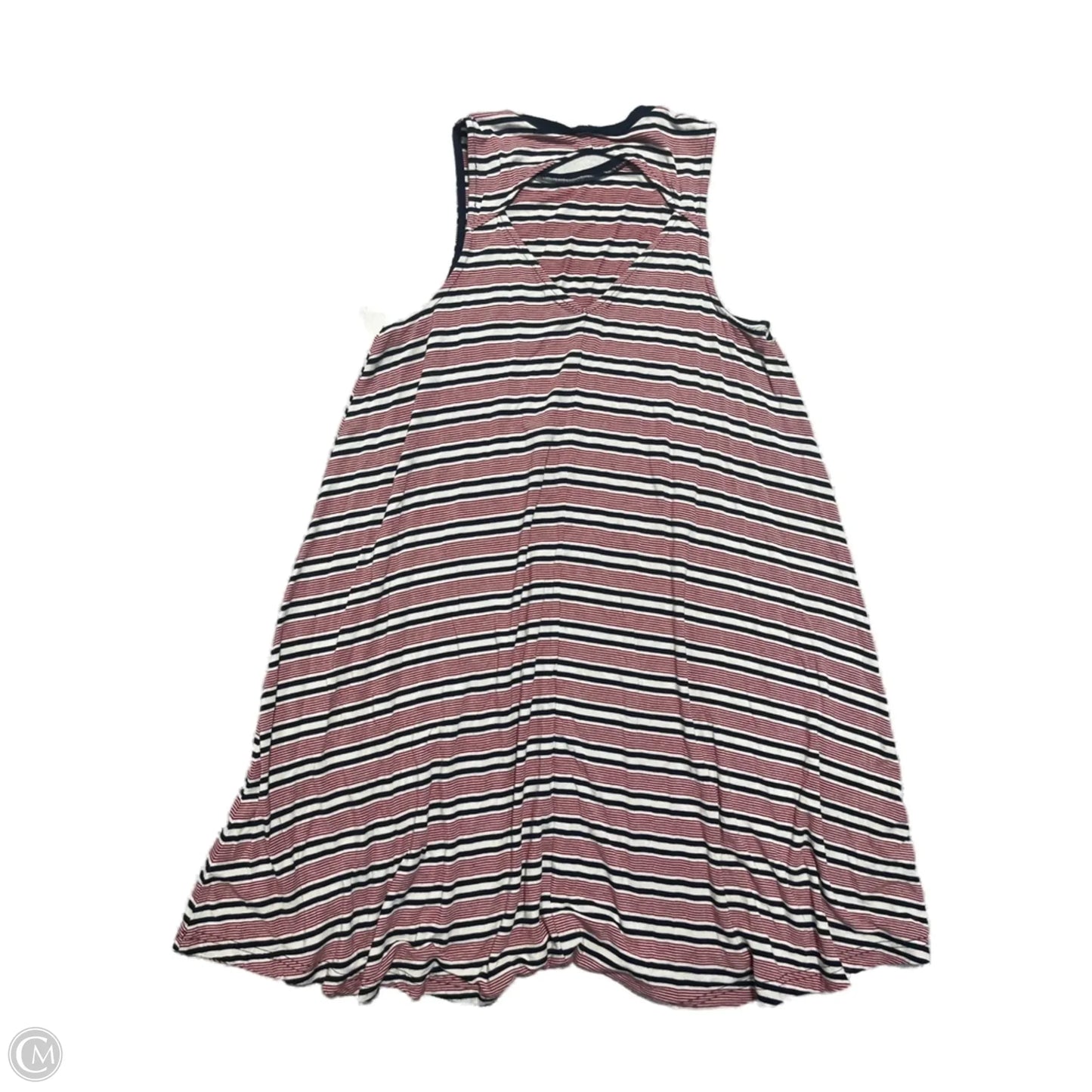 Dress Casual Midi By Cmc In Striped Pattern, Size: Xs