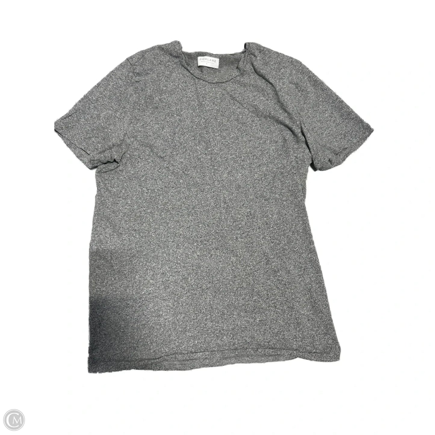 Top Short Sleeve By Everlane In Grey, Size: M