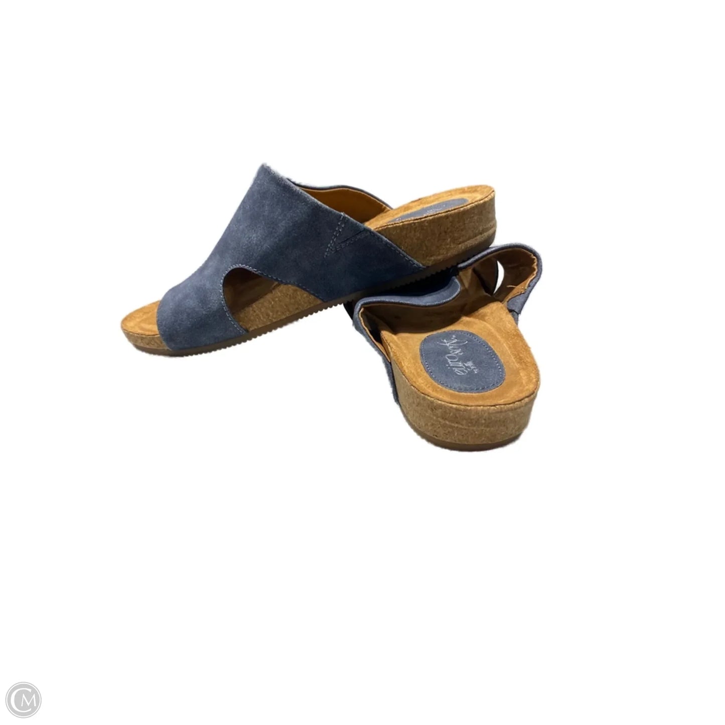 Sandals Flats By Sofft In Blue, Size: 8