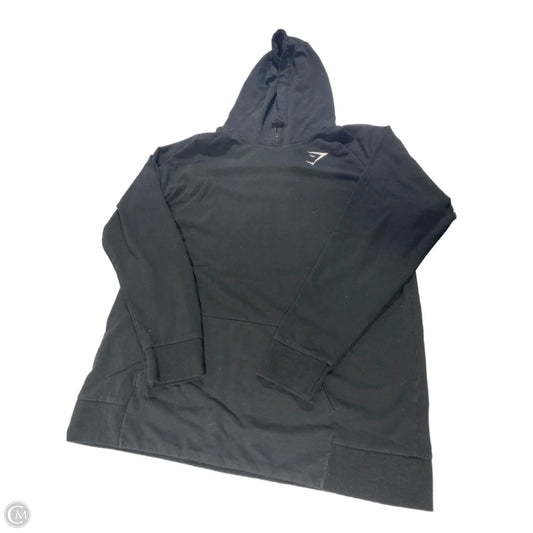 Sweatshirt Hoodie By Gym Shark In Black, Size: Xxl