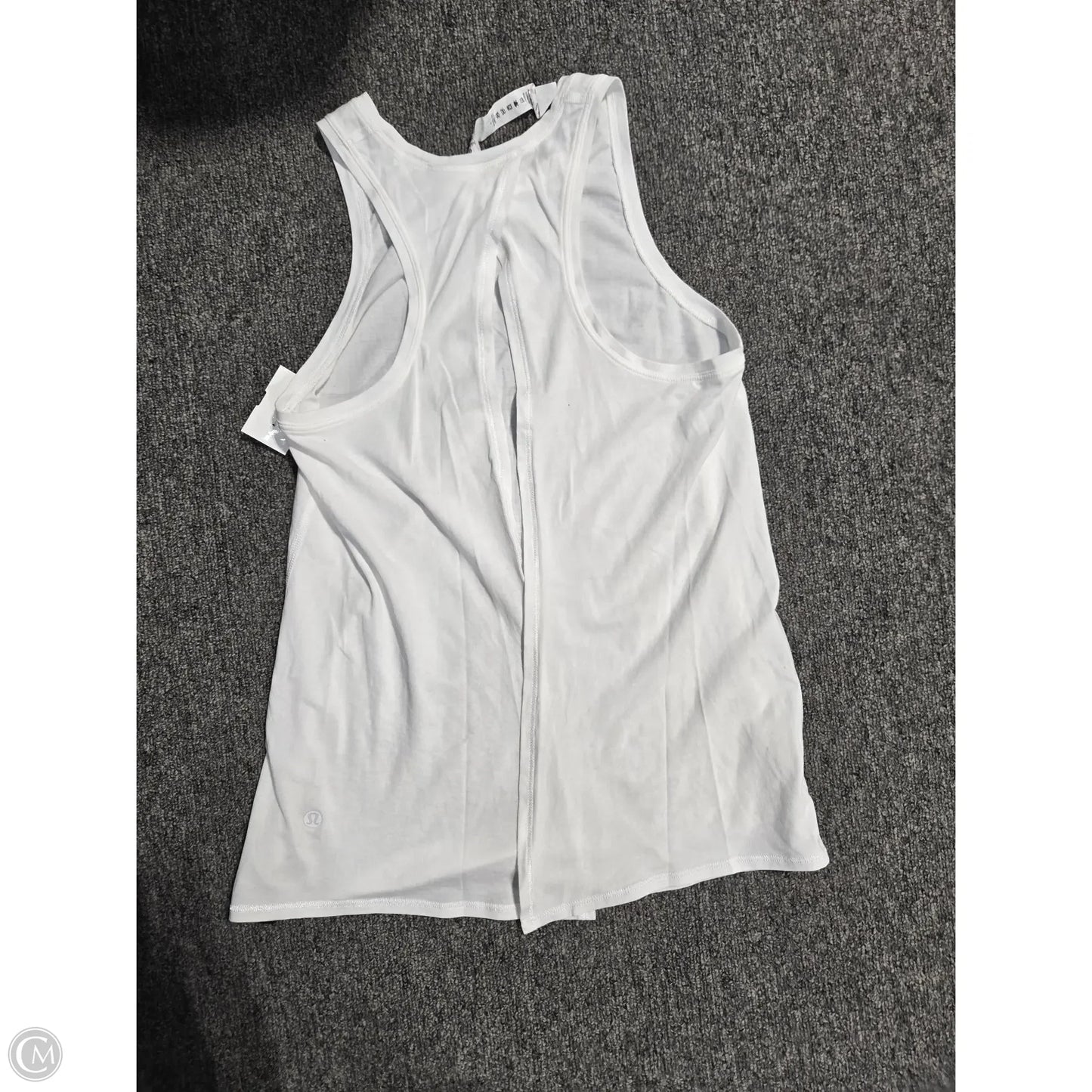 Athletic Tank Top By Lululemon In White, Size: 2