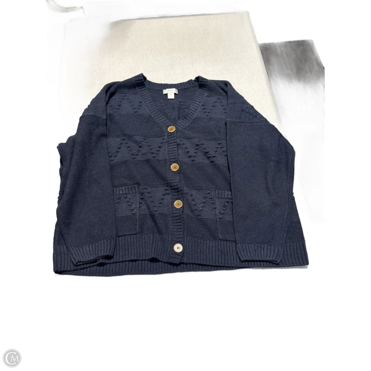 Cardigan By Cj Banks In Navy, Size: 3x