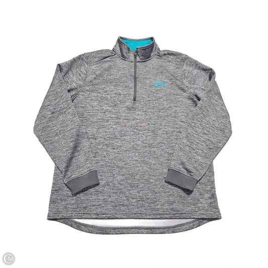 Sweatshirt Collar By Under Armour In Grey, Size: L