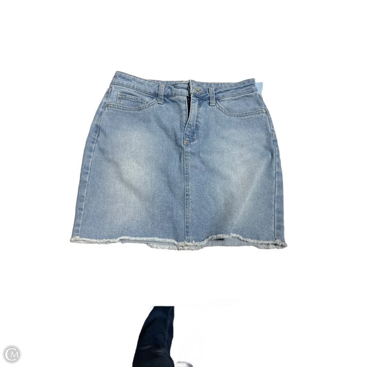 Skirt Mini & Short By Ana In Blue Denim, Size: 8