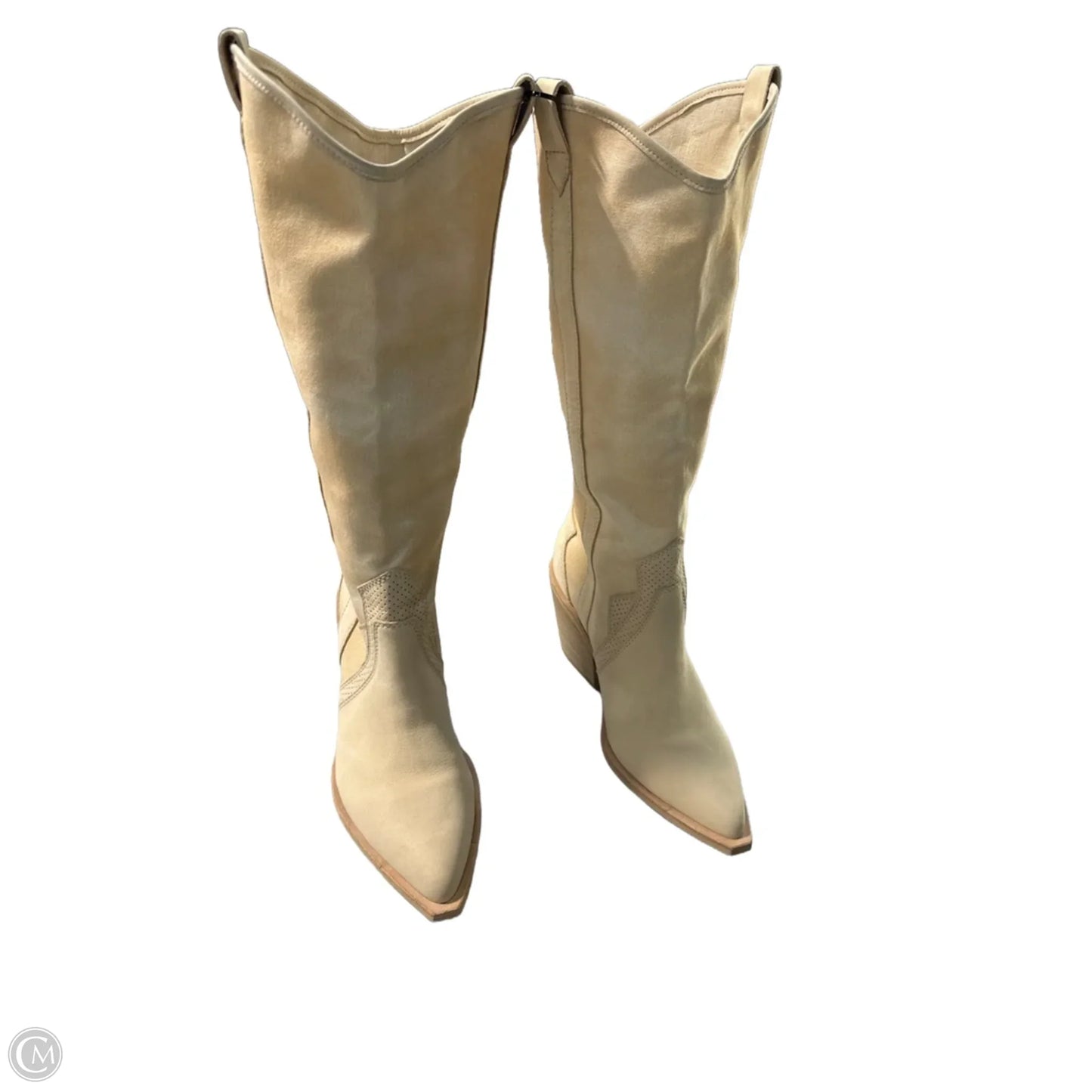 Boots Knee Heels By Dolce Vita In Cream, Size: 9