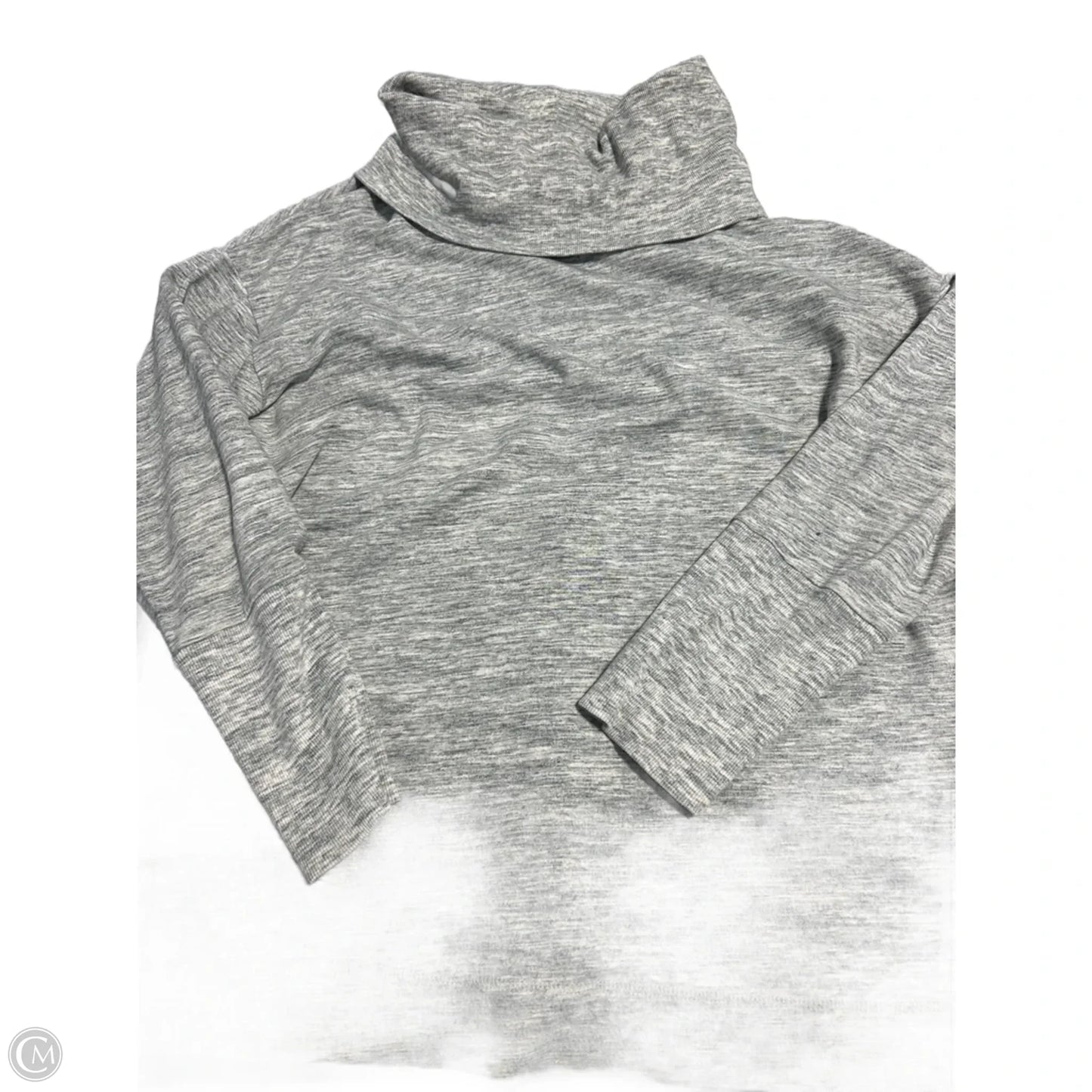 Top Long Sleeve By Ava & Viv In Grey, Size: Xl