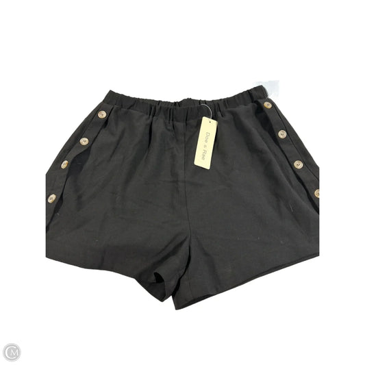 Shorts By Doe & Rae In Black, Size: S