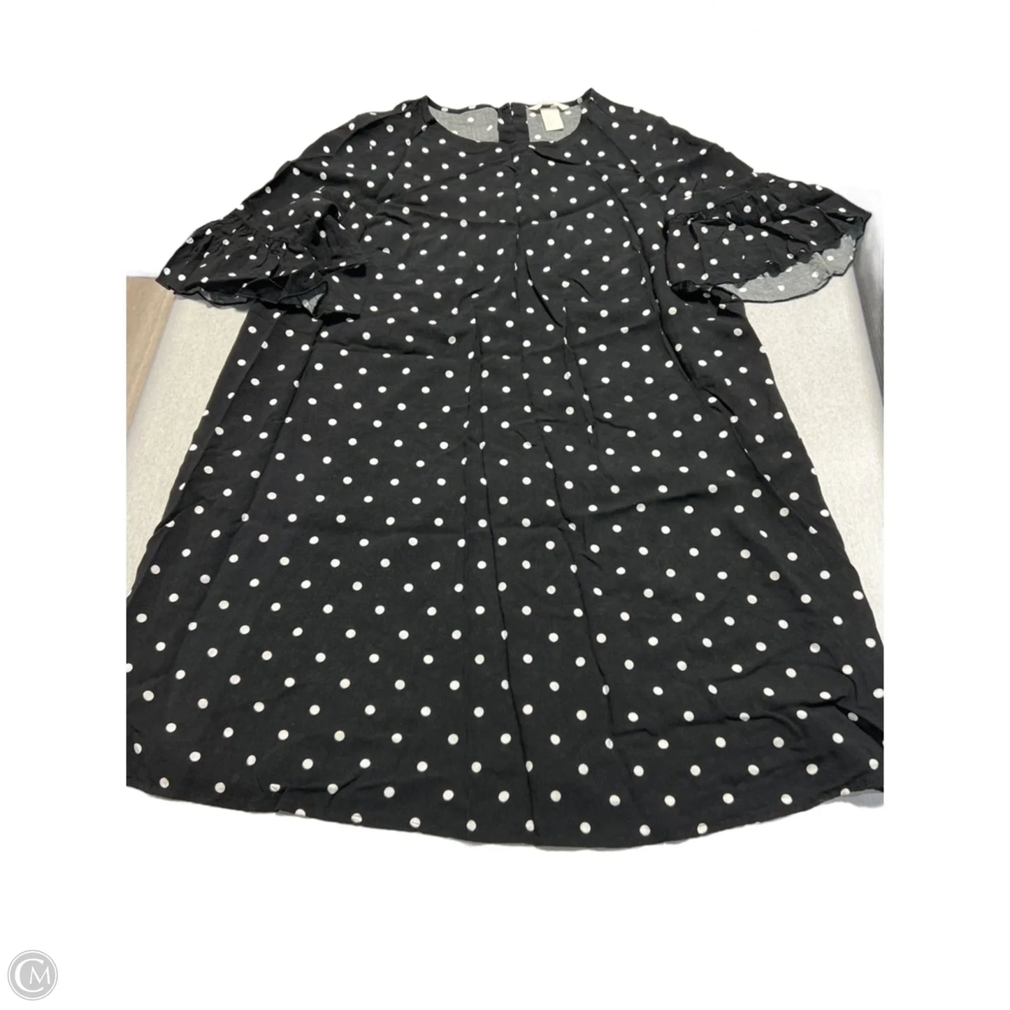 Dress Casual Short By H&m In Polkadot Pattern, Size: Xl