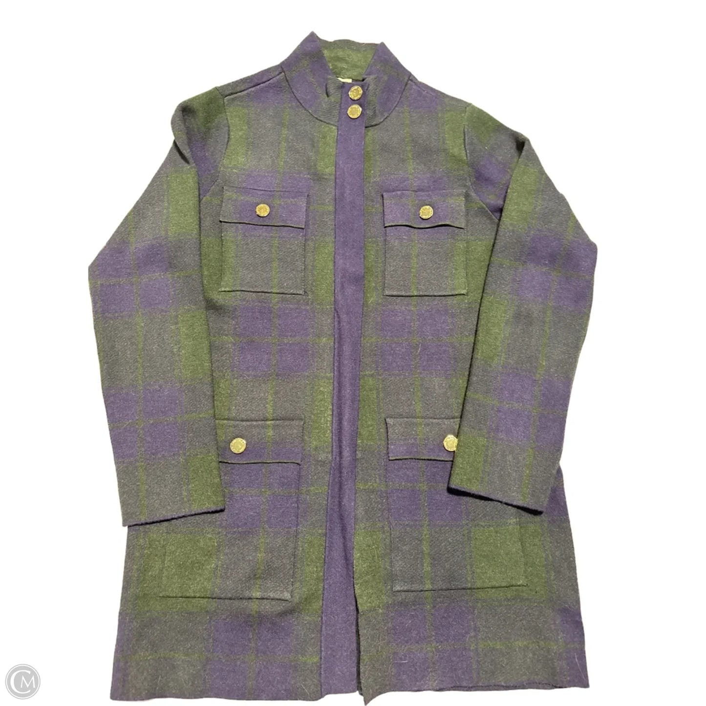 Jacket Other By Anne Klein In Blue & Green, Size: S