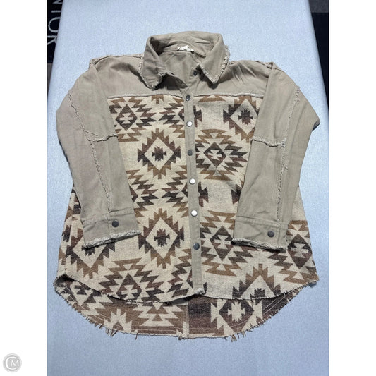 Jacket Other By Mystree In Tan, Size: M