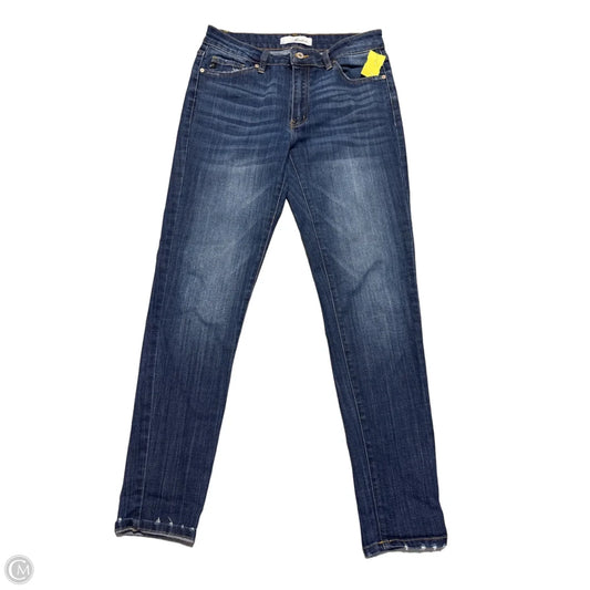 Jeans Skinny By Kancan In Blue Denim, Size: 8
