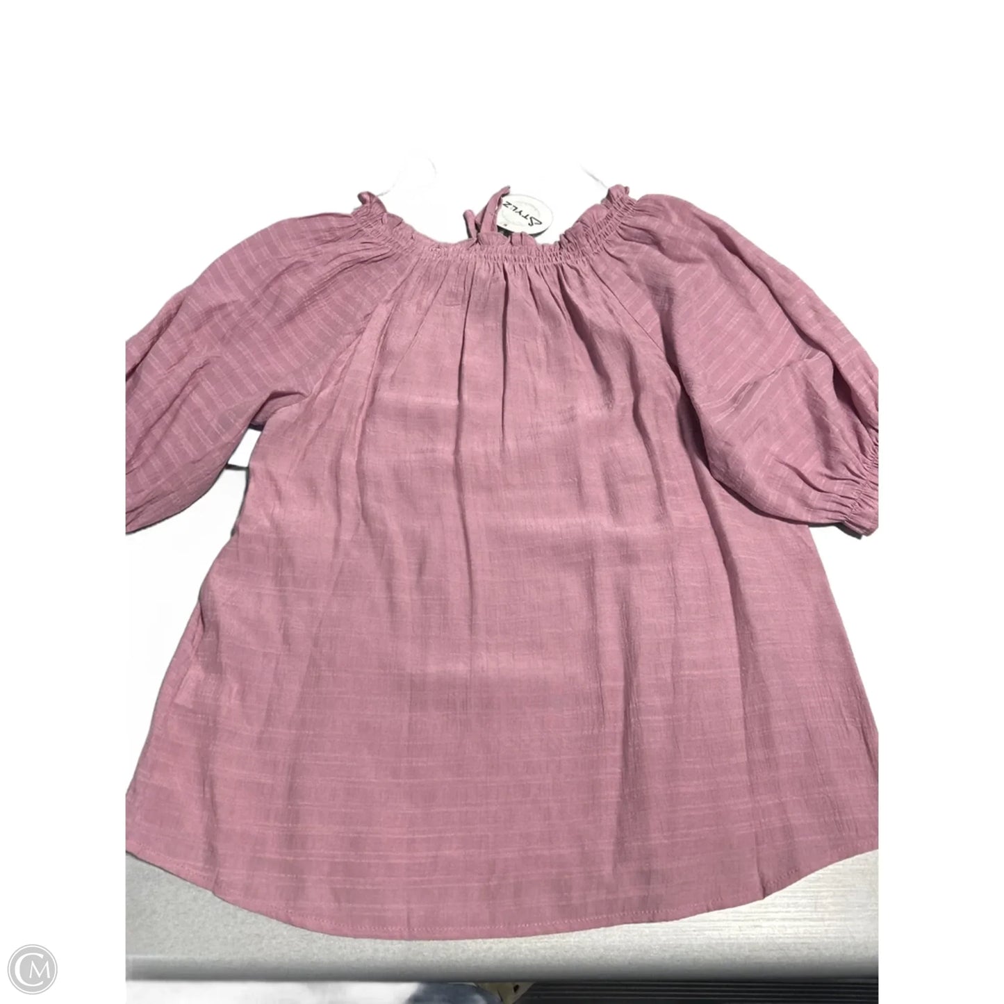 Top 3/4 Sleeve By Staccato In Purple, Size: S