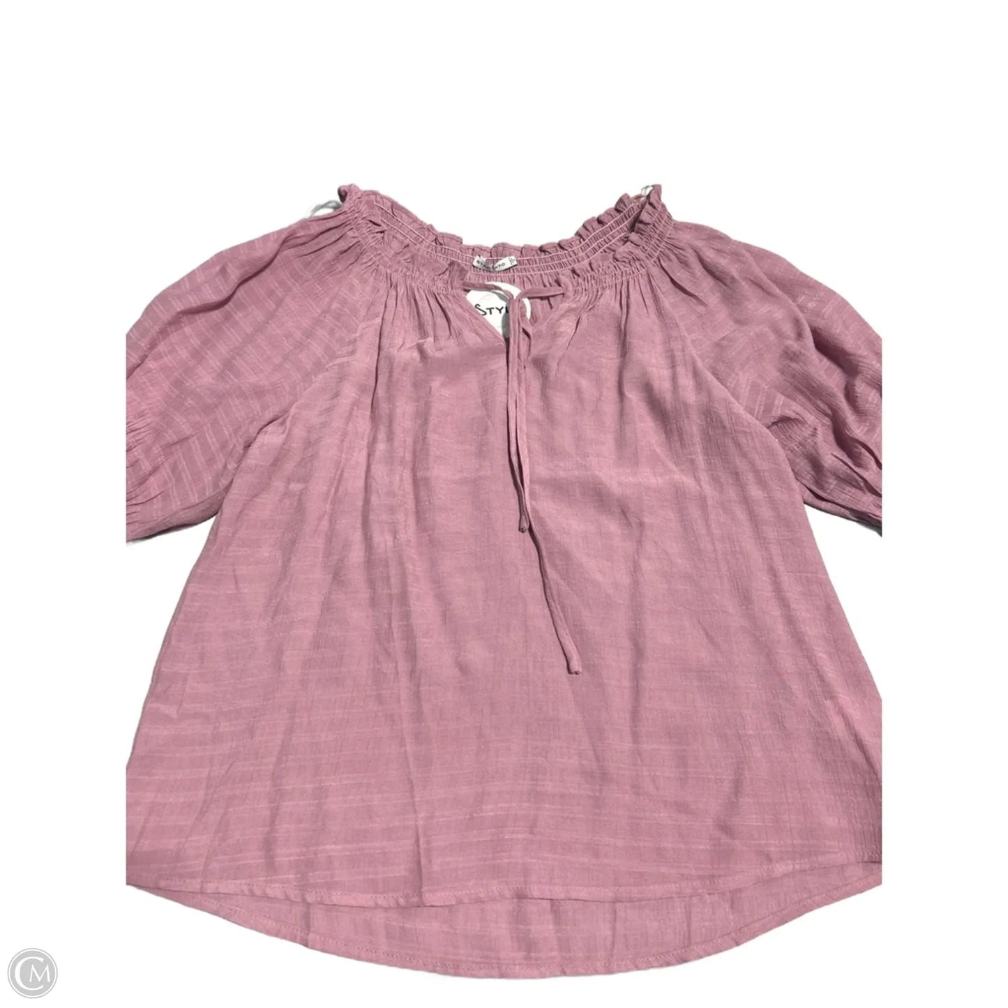 Top 3/4 Sleeve By Staccato In Purple, Size: S