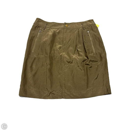 Skirt Midi By Banana Republic In Green, Size: 4