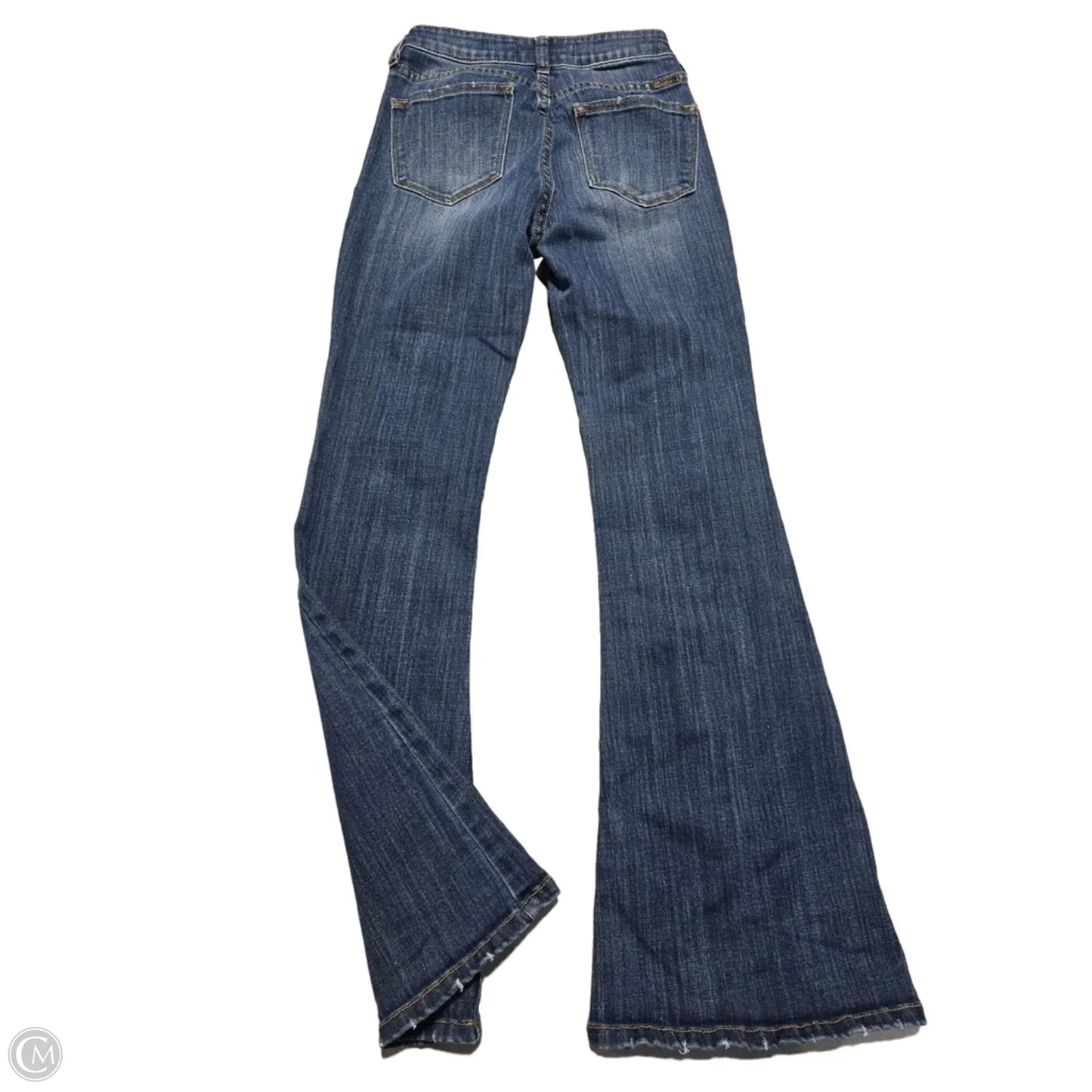 Jeans Boot Cut By Kancan In Blue Denim, Size: 2