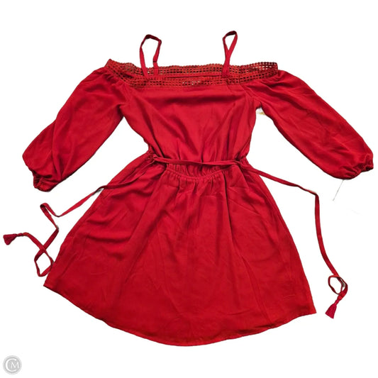 Dress Designer By Rebecca Minkoff In Red, Size: M