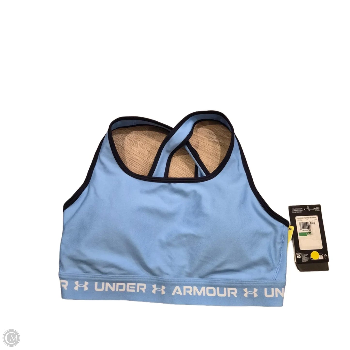 Athletic Bra By Under Armour In Blue, Size: L