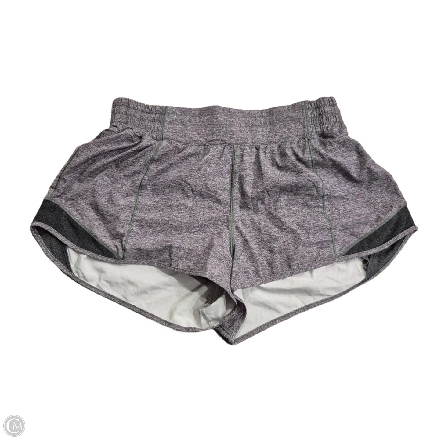 Athletic Shorts By Lululemon In Grey, Size: 12