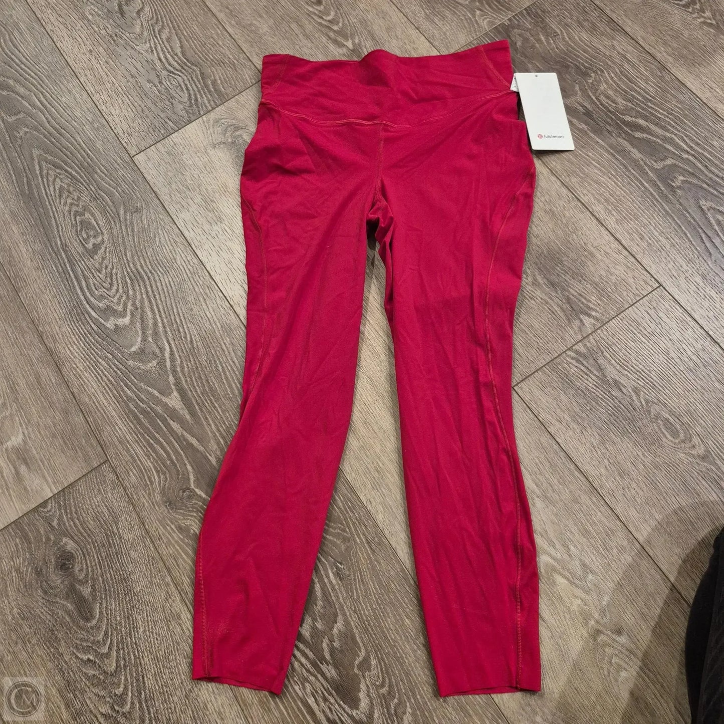 Athletic Leggings By Lululemon In Red, Size: 12