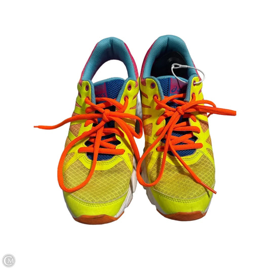 Shoes Sneakers By Asics In Yellow, Size: 8
