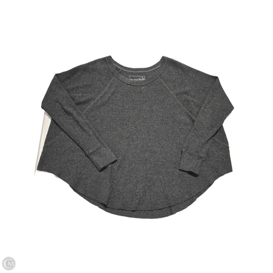 Top Long Sleeve By We The Free In Grey, Size: Xs