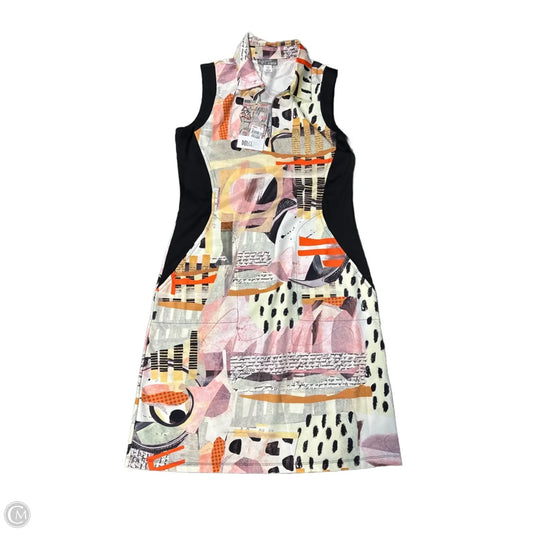 Dress Casual Midi By Cmc In Multi-colored, Size: S