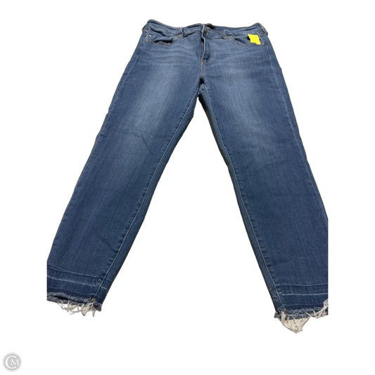 Jeans Straight By Liverpool In Blue Denim, Size: 14